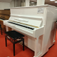 Yamaha U1 blanc laqué